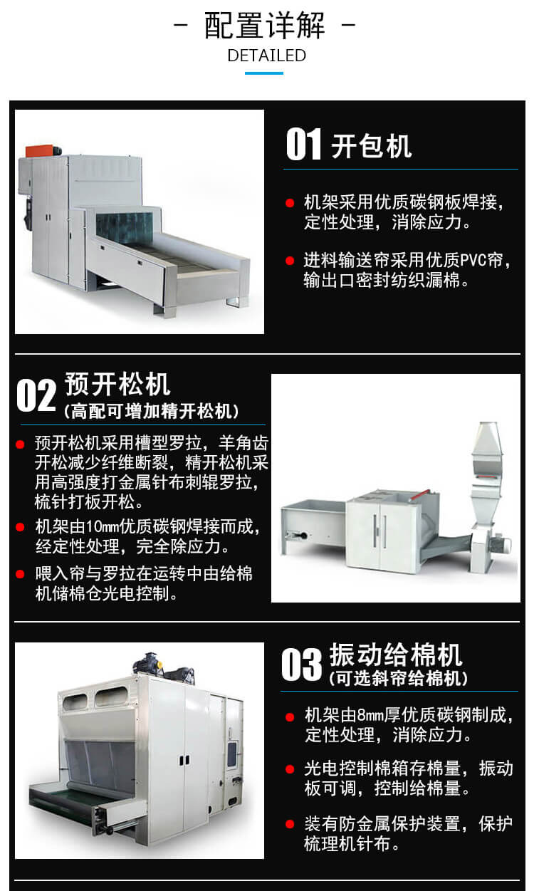 不銹鋼纖維針刺氈生產(chǎn)線(xiàn)產(chǎn)品細節2